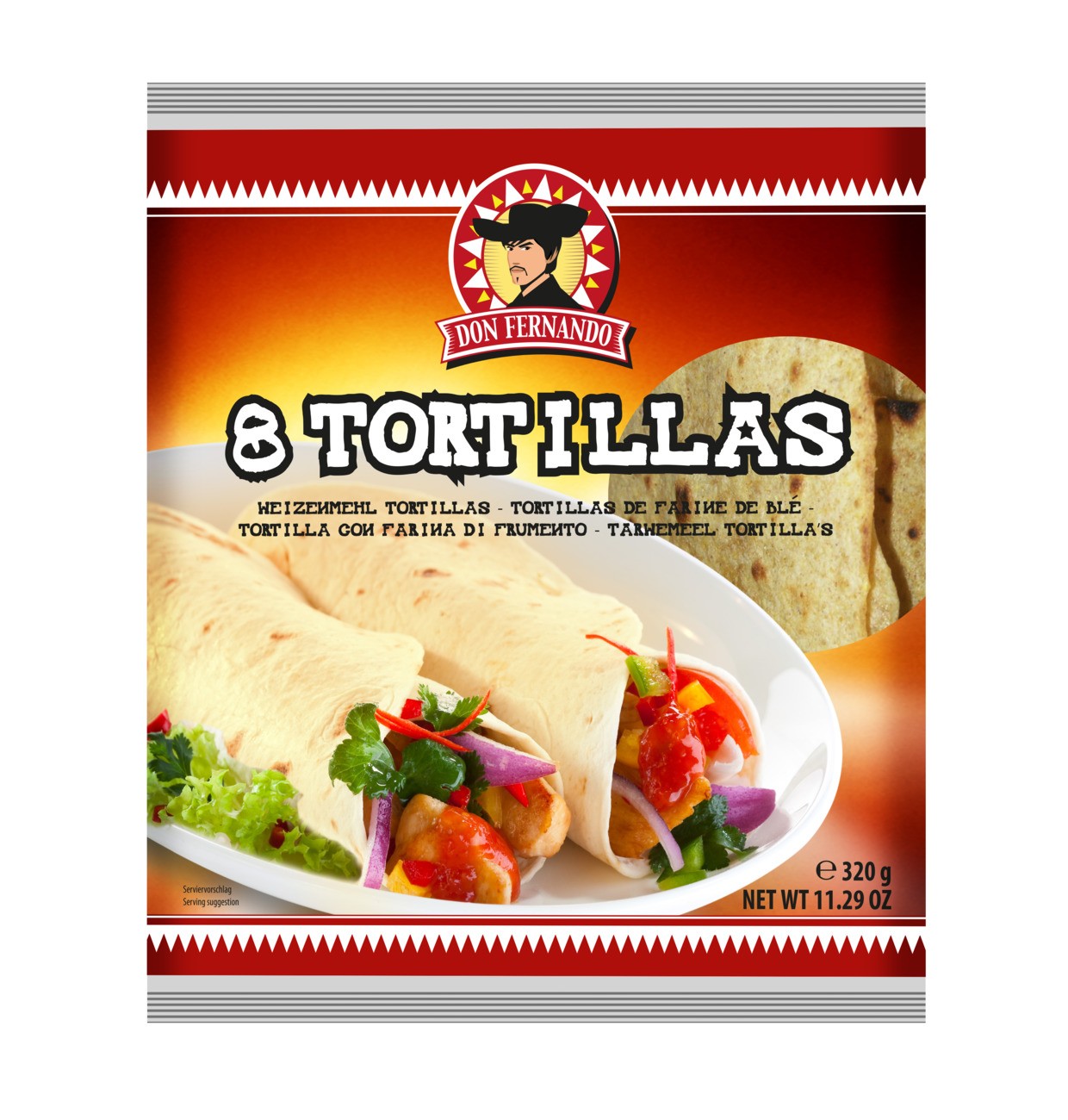 DON FERNANDO LIPIE TORTILAS 320GR