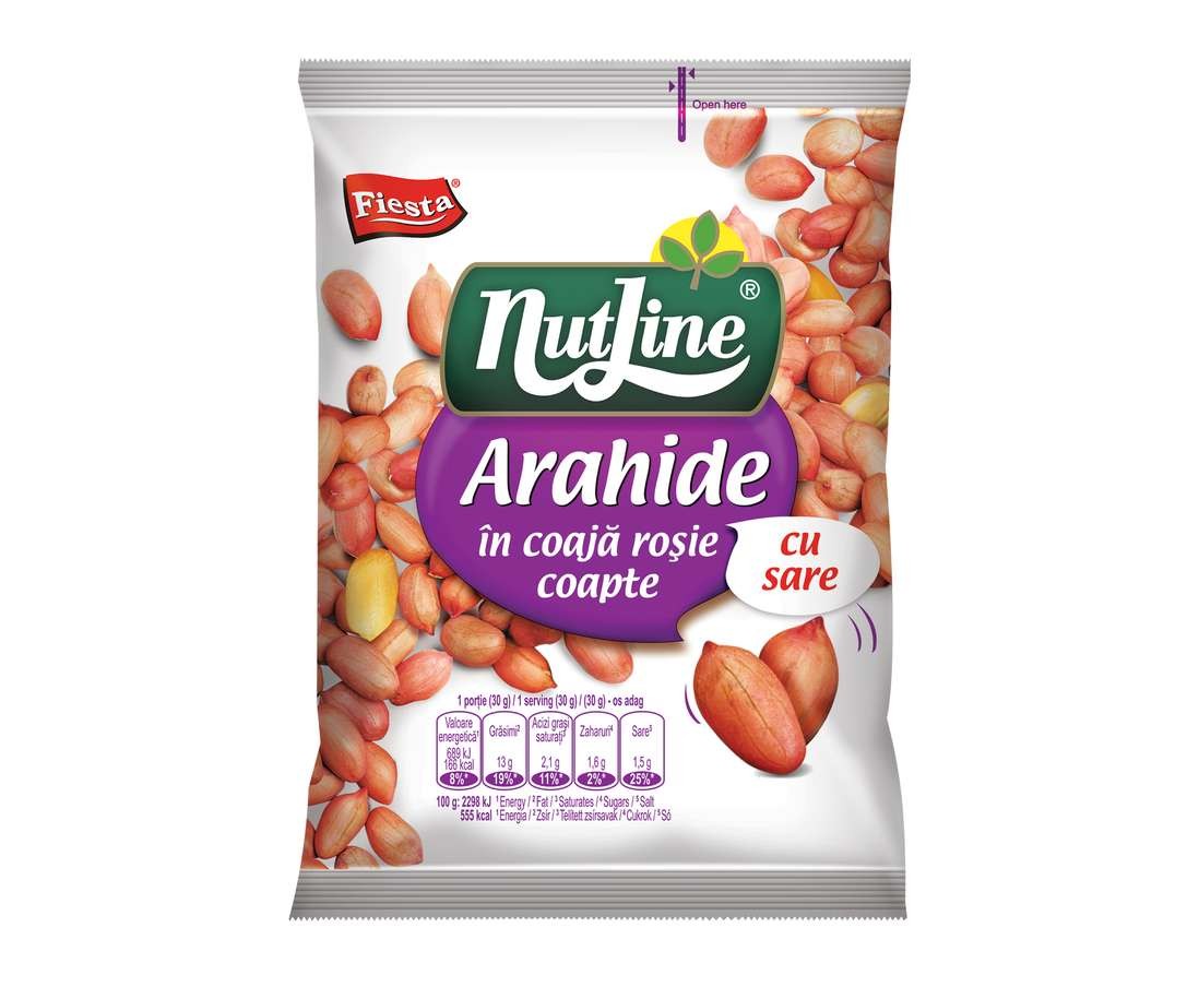 NUTLINE ARAHIDE IN COAJA ROSIE SARE 145GR