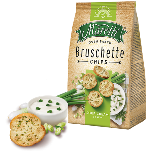 BRUSCHETTE MARETTI SOUR CREAM-ONION 70GR