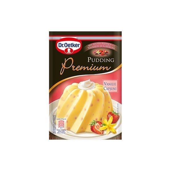 DR.OETKER BUDINCA PREMIUM VANILIE-CAPSUNI 35GR