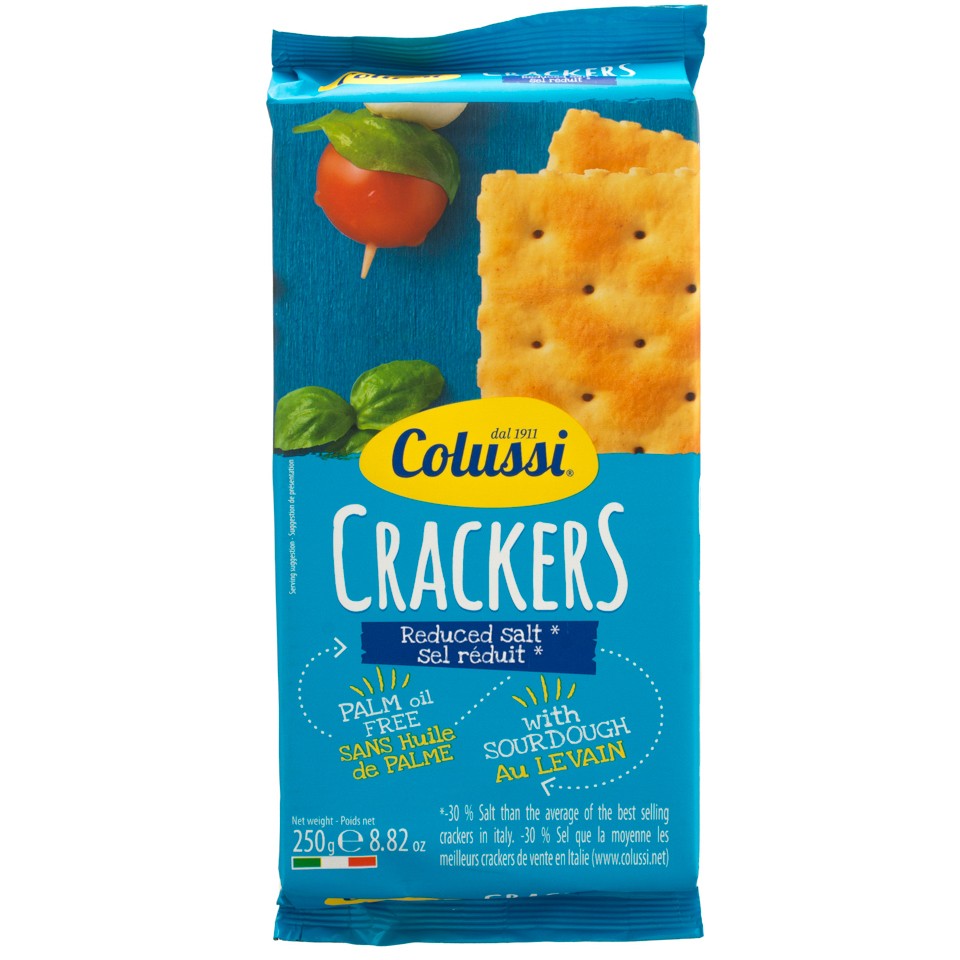 COLUSSI CRACKERS FARA SARE 250GR