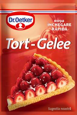 DR.OETKER TORT GELEE ROSU 8GR