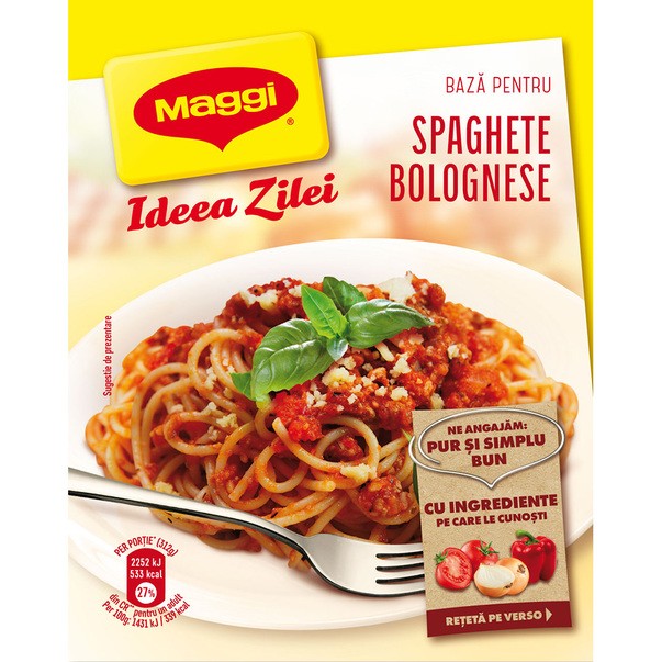 MAGGI IDEEA ZILEI PASTE BOLOGNESE 60GR