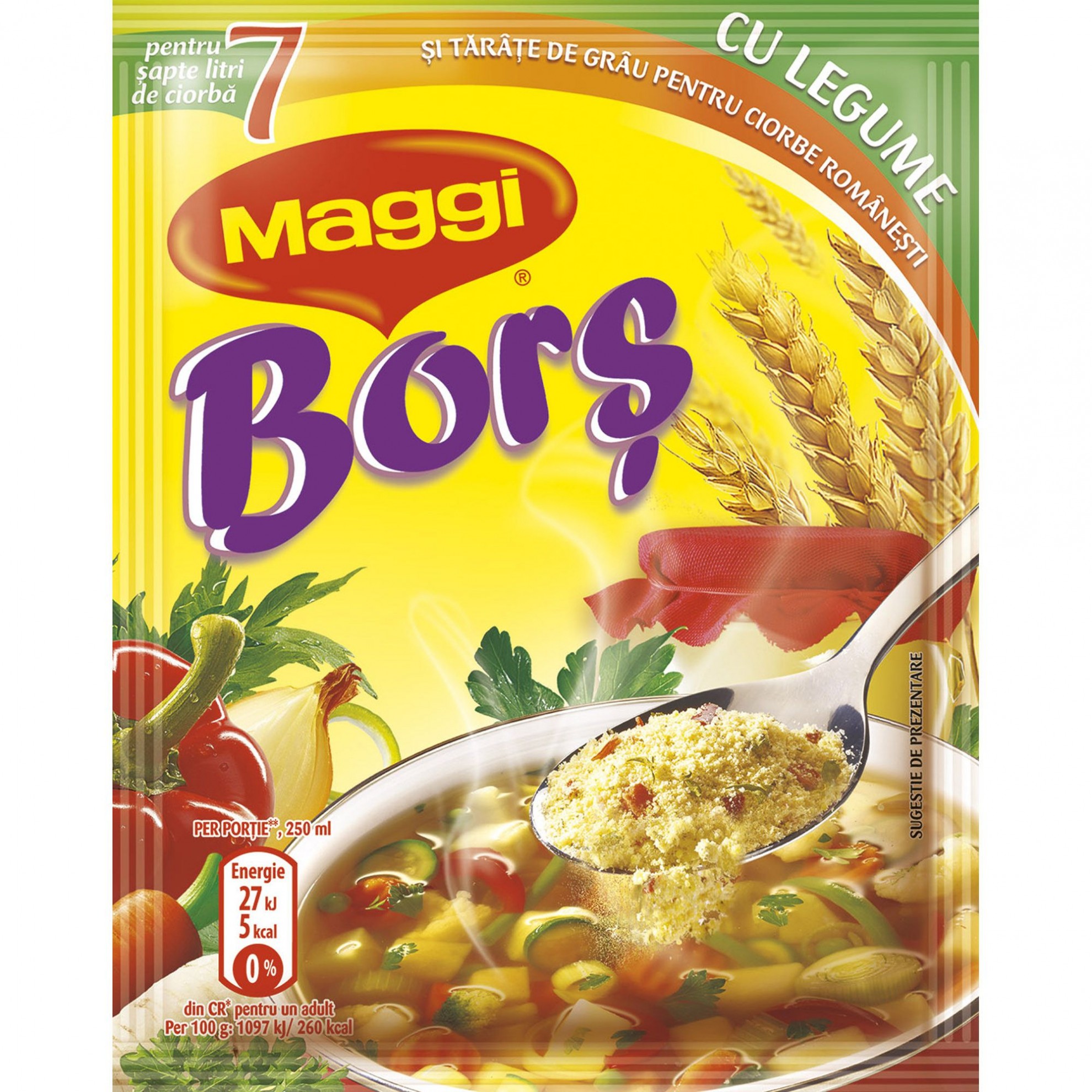 MAGGI BORS CU LEGUME 70GR